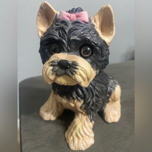 Purebred Pets 1984 Kathy Wise Yorkshire Terrier Porcelain Dog Figurine Enesco